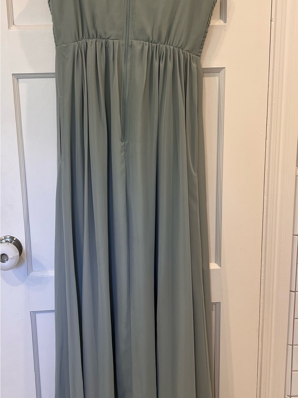 Birdy Grey Laurie Empire Dress - Sage, Maternity Friendly - Picture 3 of 5